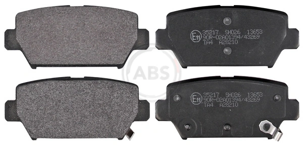 Brake Pad Set, disc brake 35217