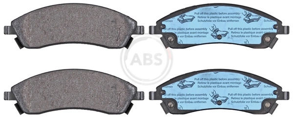 Brake Pad Set, disc brake 37570