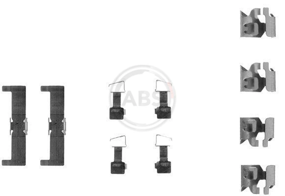 Accessory Kit, disc brake pad 1034Q