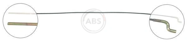 Cable Pull, parking brake K10024