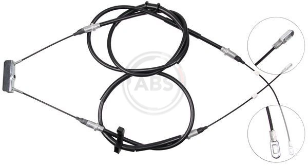 Cable Pull, parking brake K19156