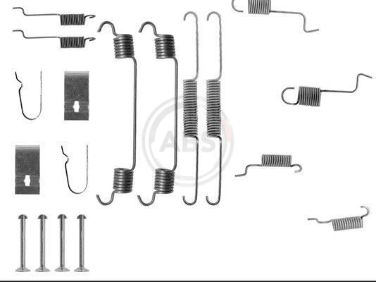 Accessory Kit, brake shoes 0742Q