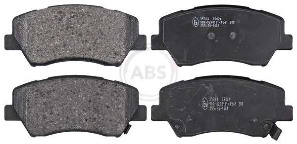 Brake Pad Set, disc brake 35264