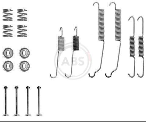 Accessory Kit, brake shoes 0618Q