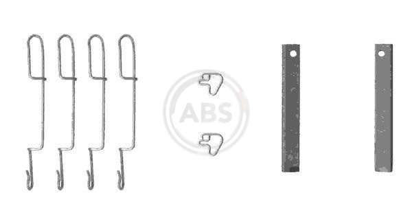 Accessory Kit, disc brake pad 1280Q