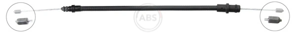 Cable Pull, parking brake K10031