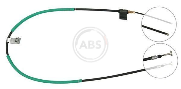 Cable Pull, parking brake K19767