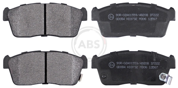 Brake Pad Set, disc brake 37222