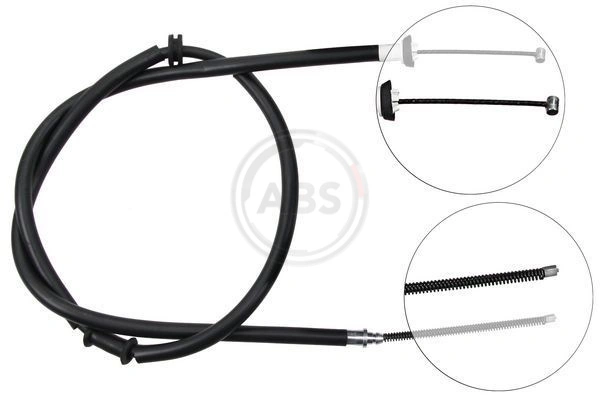 Cable Pull, parking brake K16838