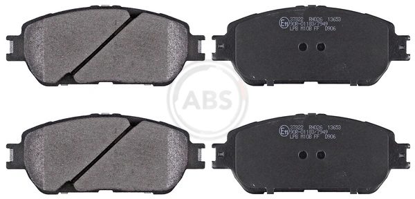 Brake Pad Set, disc brake 37822