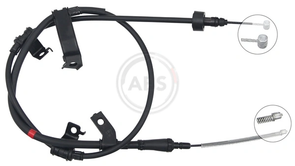 Cable Pull, parking brake K17474