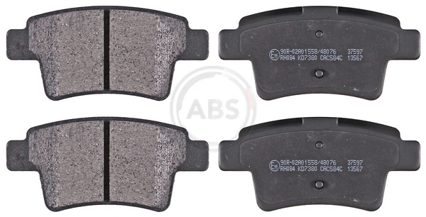 Brake Pad Set, disc brake 37597
