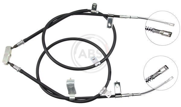 Cable Pull, parking brake K19005