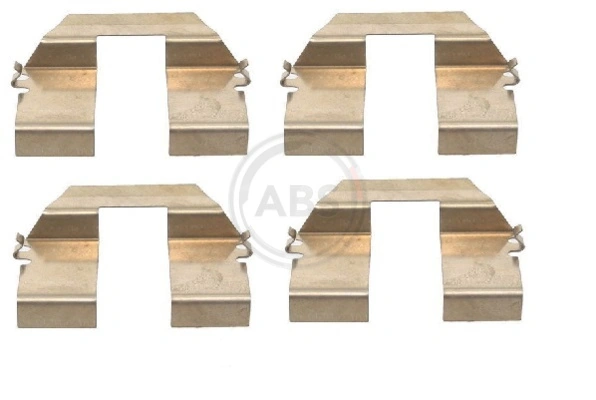 Accessory Kit, disc brake pad 1232Q