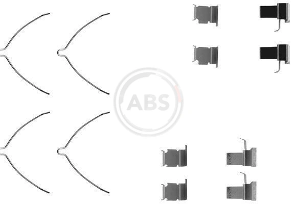 Accessory Kit, disc brake pad 1261Q