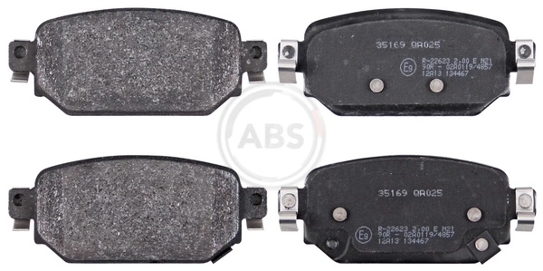 Brake Pad Set, disc brake 35169
