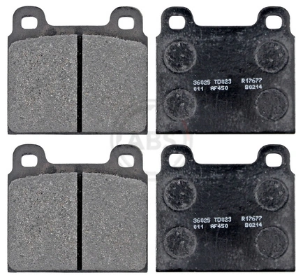 Brake Pad Set, disc brake 36025