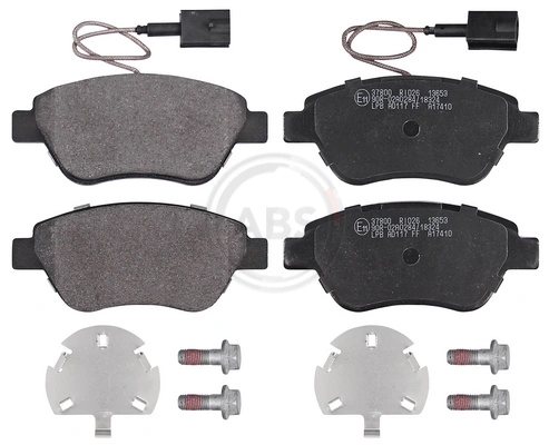 Brake Pad Set, disc brake 37800