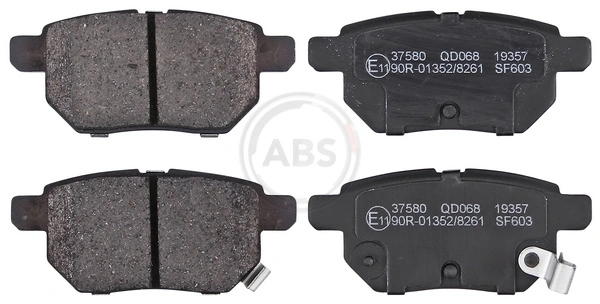 Brake Pad Set, disc brake 37580