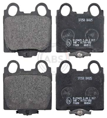 Brake Pad Set, disc brake 37258