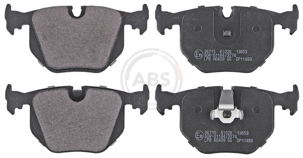 Brake Pad Set, disc brake 36715