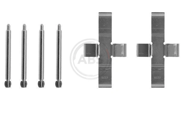 Accessory Kit, disc brake pad 1004Q