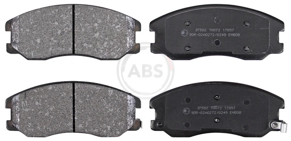 Brake Pad Set, disc brake 37582