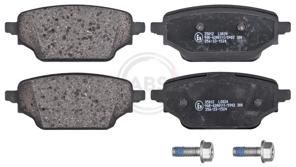 Brake Pad Set, disc brake 35012
