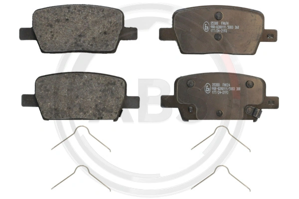 Brake Pad Set, disc brake 35388