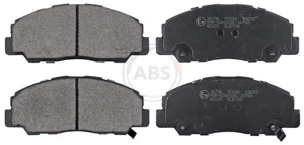 Brake Pad Set, disc brake 36736