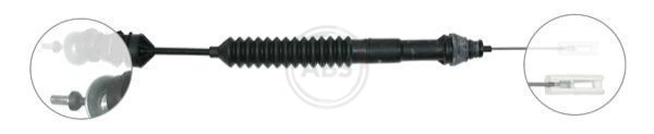 Cable Pull, clutch control K24910