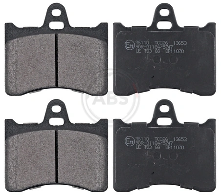 Brake Pad Set, disc brake 36110