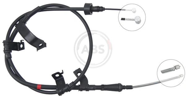 Cable Pull, parking brake K17475