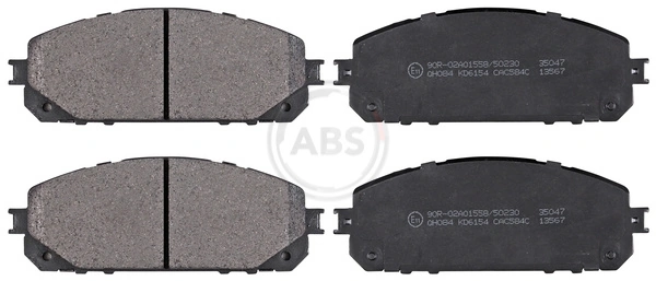 Brake Pad Set, disc brake 35047