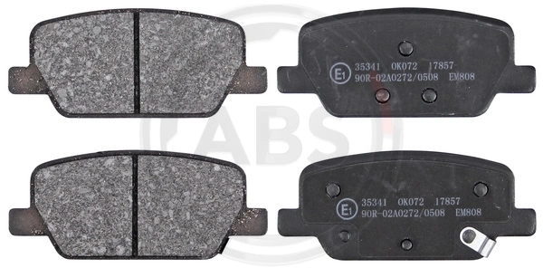 Brake Pad Set, disc brake 35341