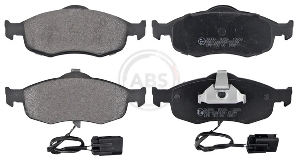 Brake Pad Set, disc brake 36808