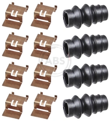 Accessory Kit, disc brake pad 0110Q