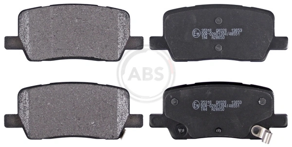 Brake Pad Set, disc brake 35316