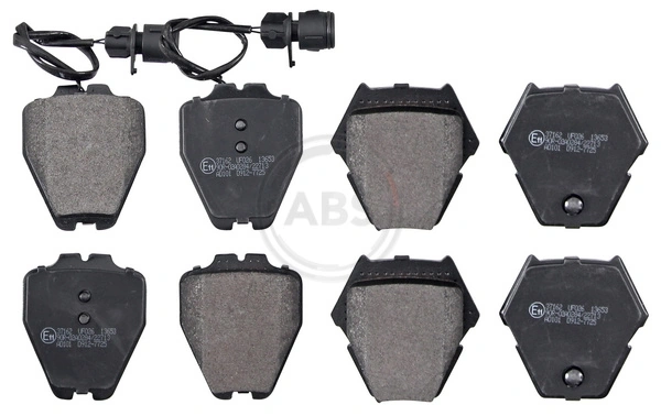 Brake Pad Set, disc brake 37162