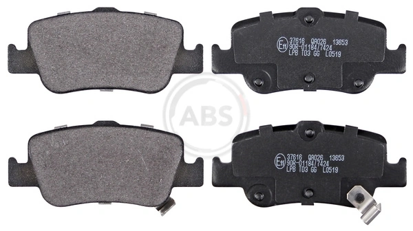 Brake Pad Set, disc brake 37616