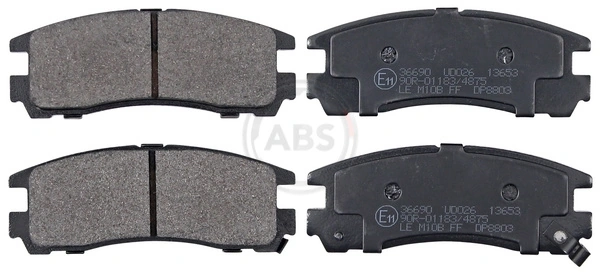 Brake Pad Set, disc brake 36690