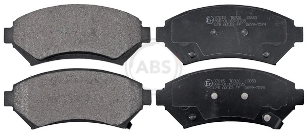 Brake Pad Set, disc brake 37015
