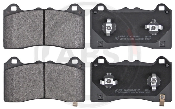 Brake Pad Set, disc brake 35444
