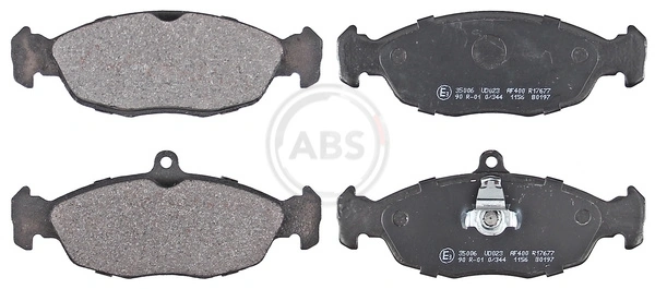 Brake Pad Set, disc brake 35006