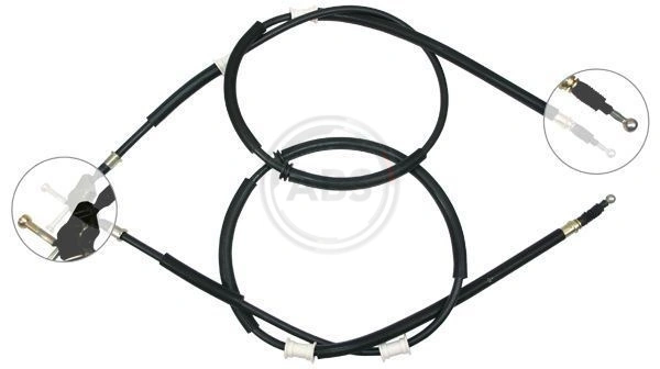 Cable Pull, parking brake K17805