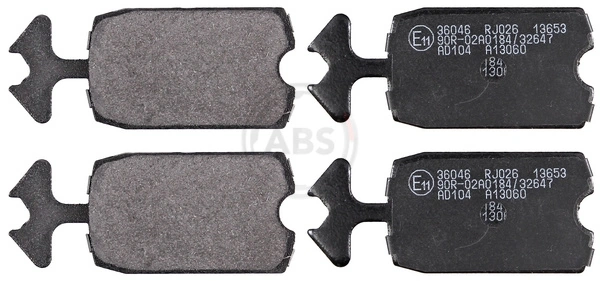 Brake Pad Set, disc brake 36046