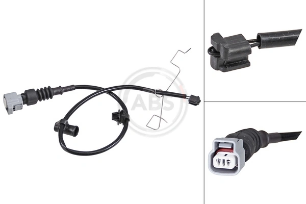 Warning Contact, brake pad wear 39447