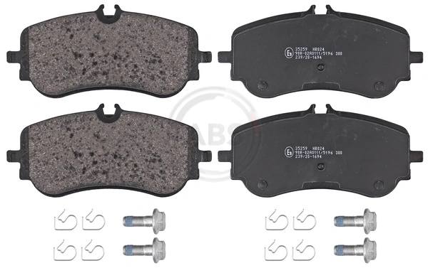 Brake Pad Set, disc brake 35259