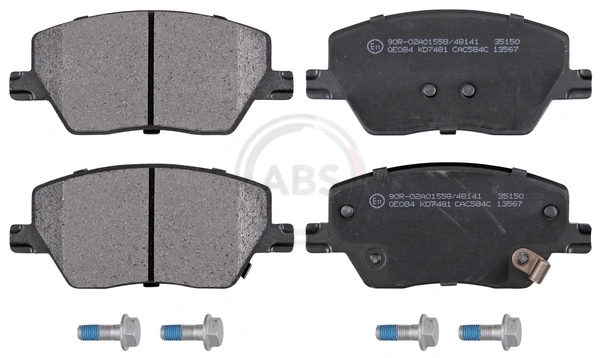 Brake Pad Set, disc brake 35150