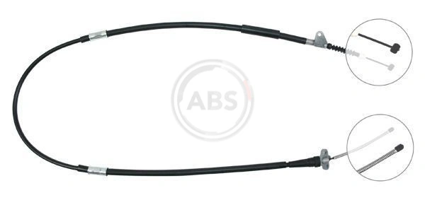 Cable Pull, parking brake K16048